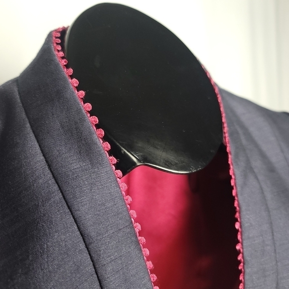 Jaques Vert Formalwear Bolaro Shrug Fuchsia/Silver - Picture 4 of 11